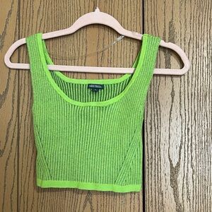 Wild Fable Neon Green Ribbed Tank Top